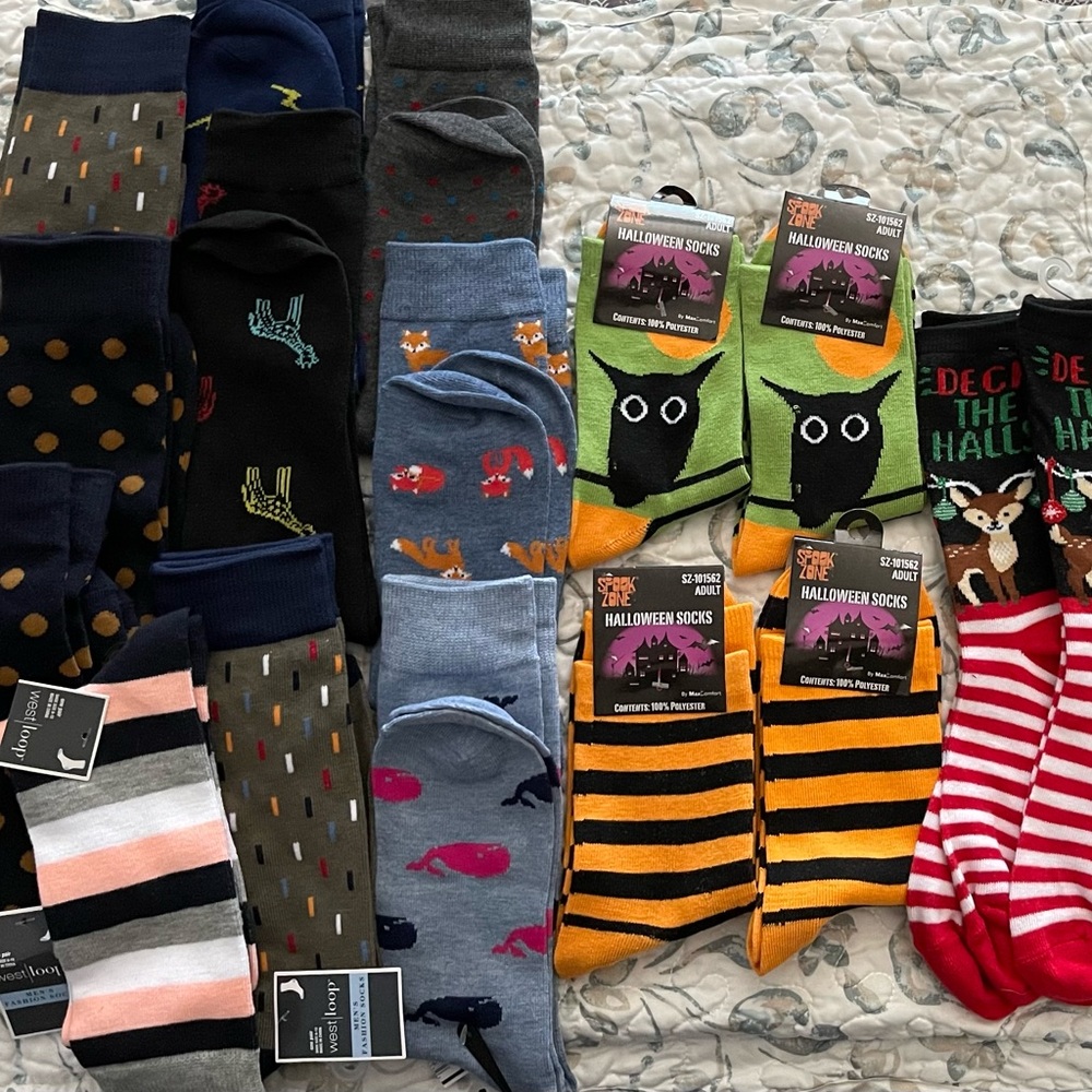 Lot of new socks